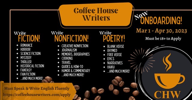 Invitation to Join Coffee House Writers&nbsp;Magazine
