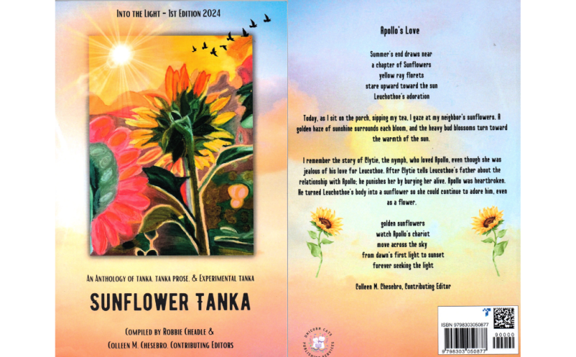 Sunflower Tanka, Into The Light – 1st Edition&nbsp;2024